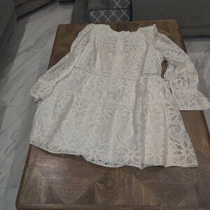Anthropologie  eyelet dress size 2x New